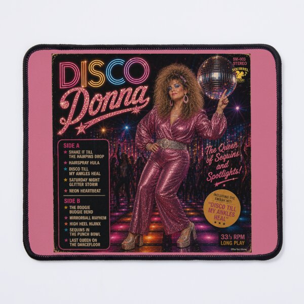 Item preview, Disco Donna Vintage Album Cover designed and sold by MissTerryWoman.