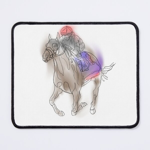 Item preview, Kentucky derby winner, Golden Tempo…. Watercolour designed and sold by theartsyeq_art.