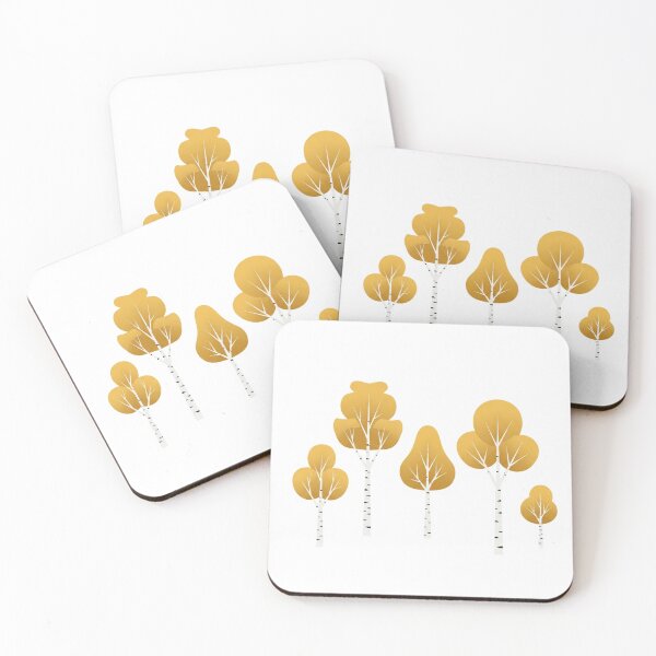 Item preview, Golden Birch Serenity designed and sold by TheDenimArt.
