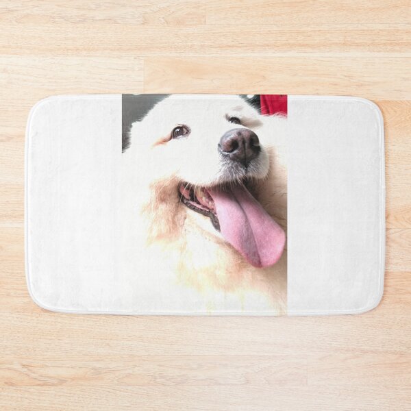 Item preview, Smiling White Dog with Tongue Out designed and sold by katefndz.