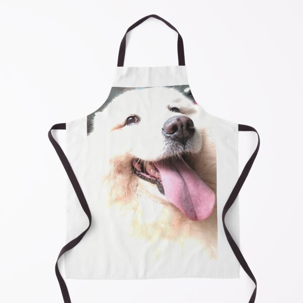 Item preview, Smiling White Dog with Tongue Out designed and sold by katefndz.