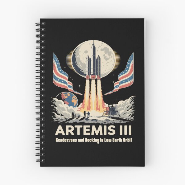 Item preview, Artemis 3 - órbita terrestre baja - misión lunar - misión tripulada - vuelo espacial - astronauta - sobrevuelo lunar tripulado - cohete - nave espacial - cápsula - órbita - exploración - lunar - amante de la luna designed and sold by JansenGS.