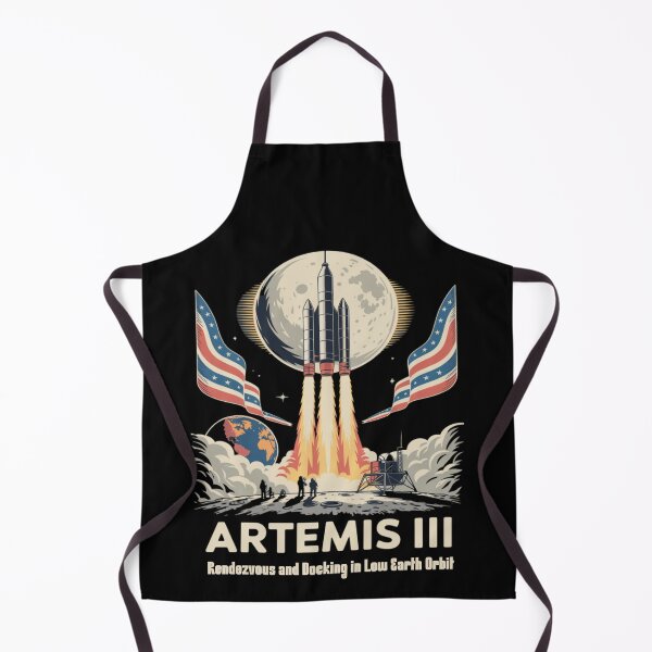 Item preview, Artemis 3 - low earth orbit - moon mission - crewed mission - spaceflight - astronaut - crewed lunar flyby - rocket - spacecraft - capsule - orbit - exploration - lunar - moon lover  designed and sold by JansenGS.