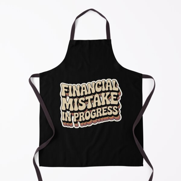 Item preview, Financial Mistake In Progress Groovy Retro Design designed and sold by PROPera-design.
