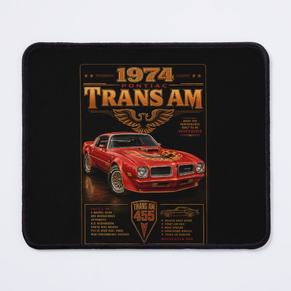 Item preview, 1974 Pontiac Firebird Trans Am Classic Muscle Car Vintage Art designed and sold by TheArtOfCar.