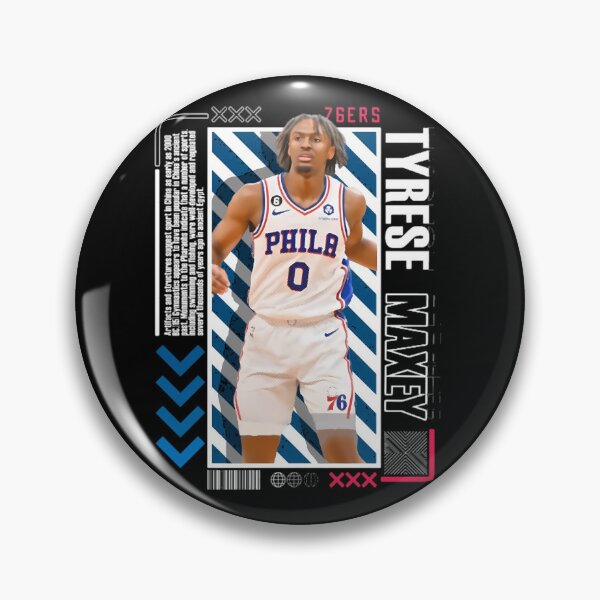 Item preview, Tyrese sport Maxey basketball Paper  76ers 9  designed and sold by Monochrome98.