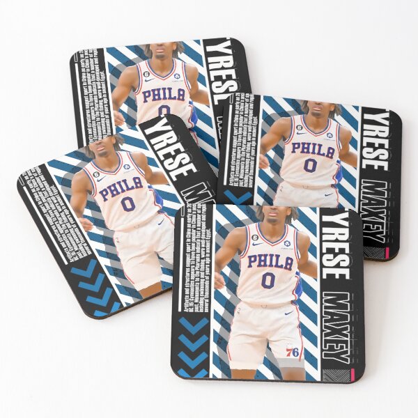 Item preview, Tyrese sport Maxey basketball Paper  76ers 9  designed and sold by Monochrome98.