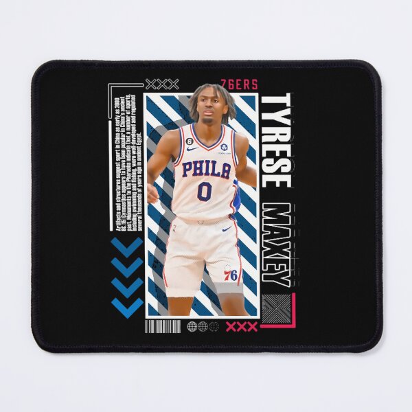 Item preview, Tyrese sport Maxey basketball Paper  76ers 9  designed and sold by Monochrome98.