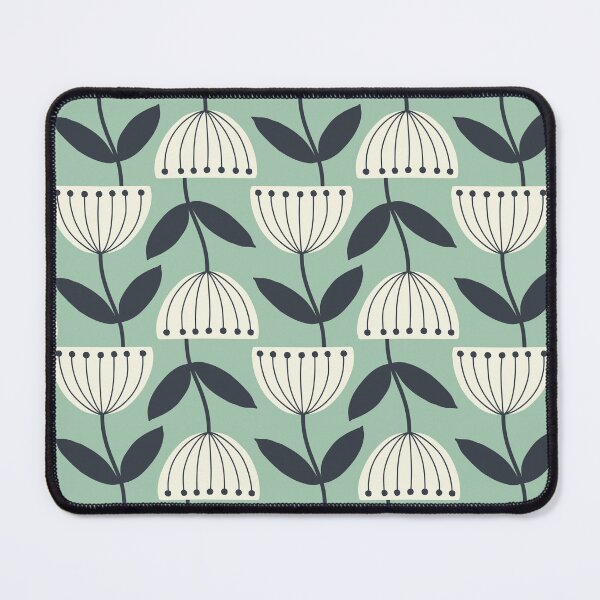 Item preview, upside down Scandi floral - mint green designed and sold by Johanna Kindvall.