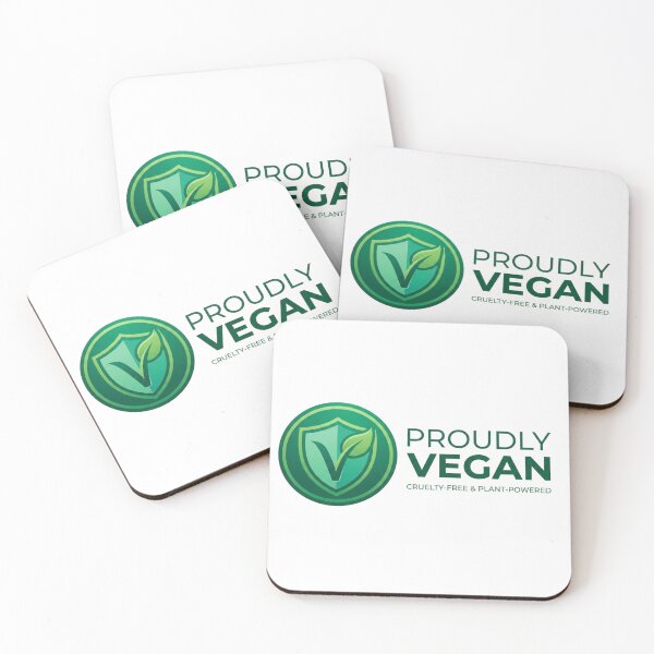 Item preview, Proudly Vegan Badge - Plant-Powered & Cruelty-Free Emblem designed and sold by ZarouraMed.