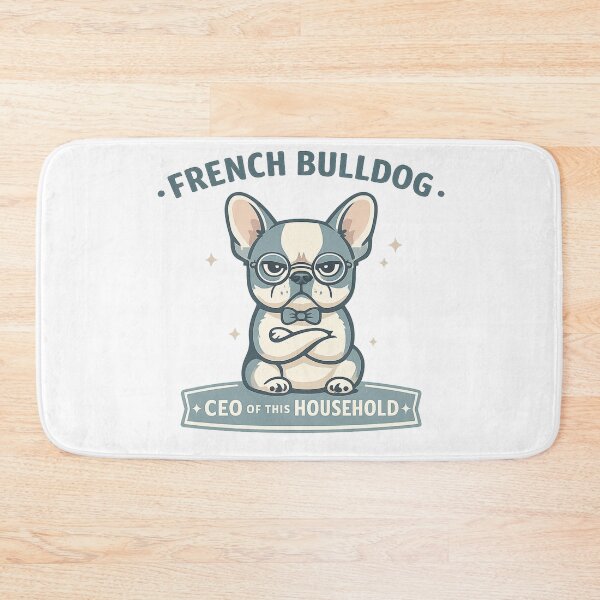 Item preview, French Bulldog CEO of This Household – Funny Cute Modern Art | French Bulldog Lover Gift designed and sold by irfanshikh.