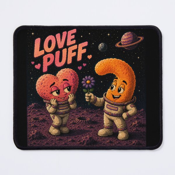 Item preview, Love Puff | Cosmic Crush Mission | Snackwave90 Exploration Division designed and sold by Snackwave Ninety.