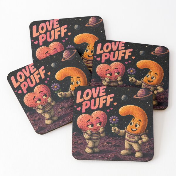 Item preview, Love Puff | Cosmic Crush Mission | Snackwave90 Exploration Division designed and sold by Snackwave Ninety.