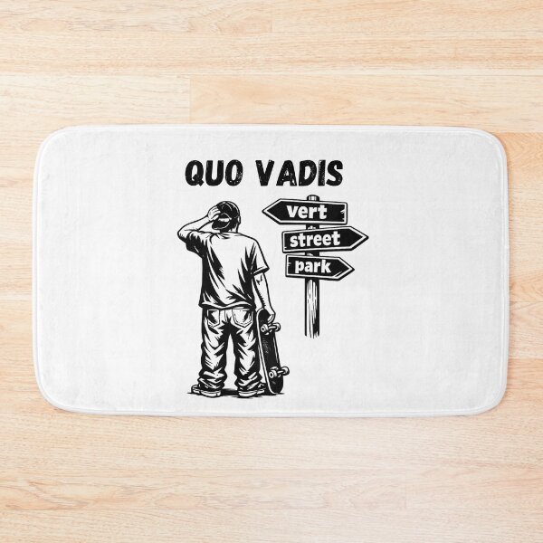 Item preview, Quo Vadis Skateboarding Logo designed and sold by logowannawear.