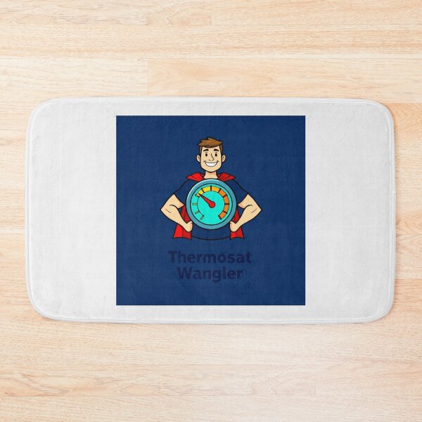 Item preview, Thermostat Wrangler Dad Humor Sticker designed and sold by Arte-Excellency.