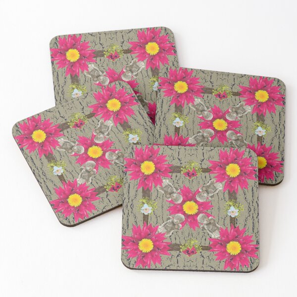 Item preview, Spring Flower & Angel Boxes on Tan designed and sold by Digitalmyth's Designs.