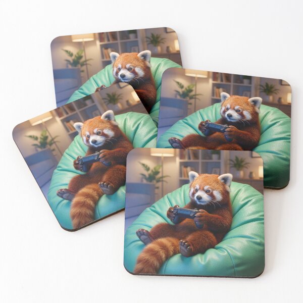 Item preview, Red Panda Plays Video Games designed and sold by Tridentulus.