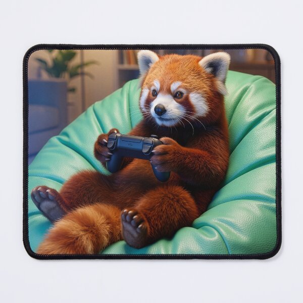 Item preview, Red Panda Plays Video Games designed and sold by Tridentulus.