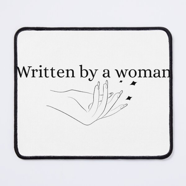 Item preview, Written by a Woman designed and sold by Bookish Blossom.