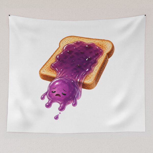 Item preview, Sad Jelly Melting Off Toast designed and sold by jgvisualarts.