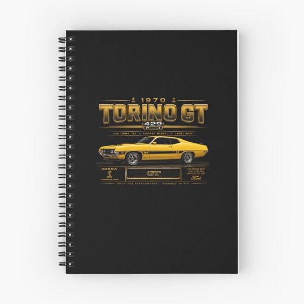 Item preview, 1970 Ford Torino GT Cobra 429 Classic Muscle Car Vintage Art designed and sold by TheArtOfCar.