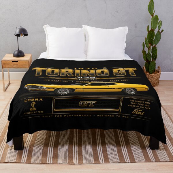Item preview, 1970 Ford Torino GT Cobra 429 Classic Muscle Car Vintage Art designed and sold by TheArtOfCar.