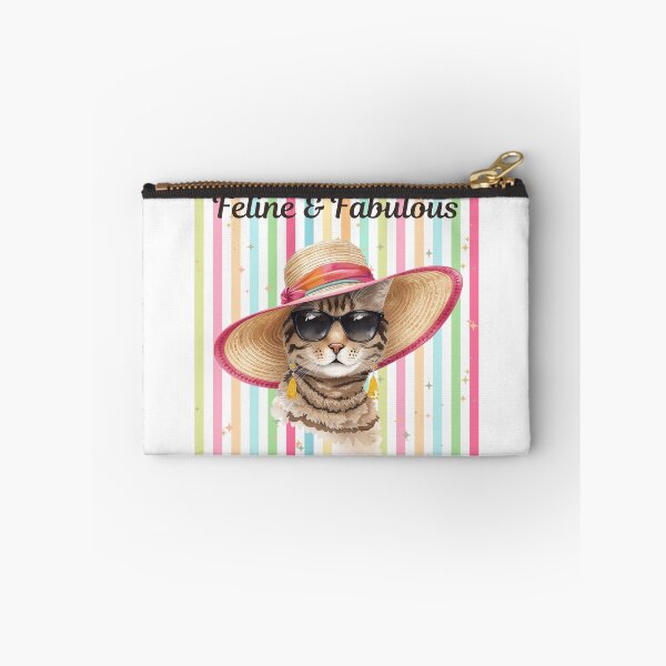 Item preview, Glamorous Kitty with Stripes designed and sold by Soulstar Designs.