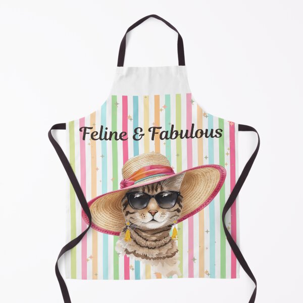 Item preview, Glamorous Kitty with Stripes designed and sold by Soulstar Designs.