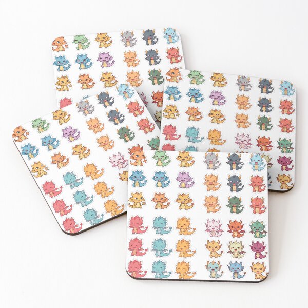 Item preview, Cute Baby Dragon Sticker Pack | Kawaii Fantasy Dragon Chibi Collection Dragon Tales designed and sold by Vvmd.