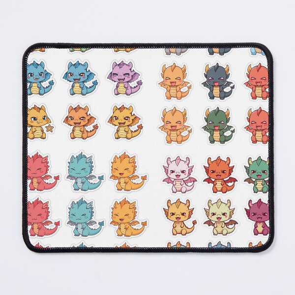 Item preview, Cute Baby Dragon Sticker Pack | Kawaii Fantasy Dragon Chibi Collection Dragon Tales designed and sold by Vvmd.