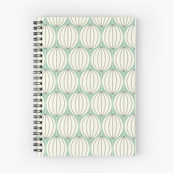 Item preview, Mid Mod Ovals - mint green & cream designed and sold by Johanna Kindvall.