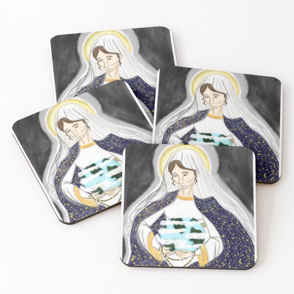 Item preview, Mary Our Mother of the World designed and sold by illustratively J. artworks.
