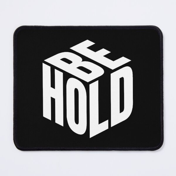 Item preview, Behold 3D Isometric Typography | Minimalist Streetwear Tee Design designed and sold by PryntedLabs.