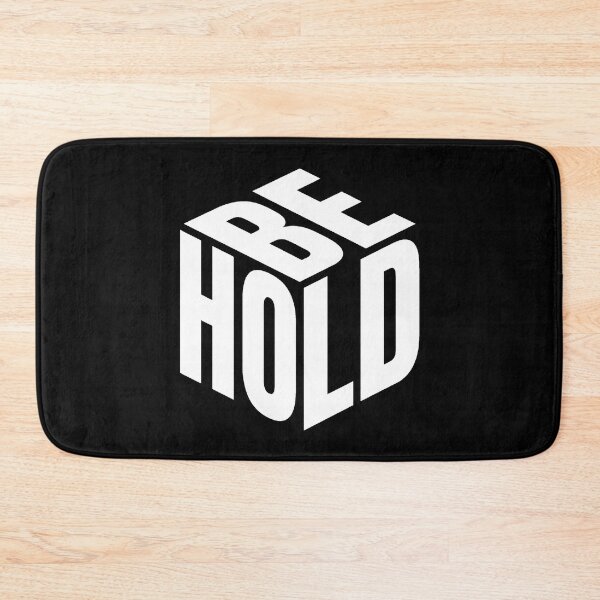 Item preview, Behold 3D Isometric Typography | Minimalist Streetwear Tee Design designed and sold by PryntedLabs.