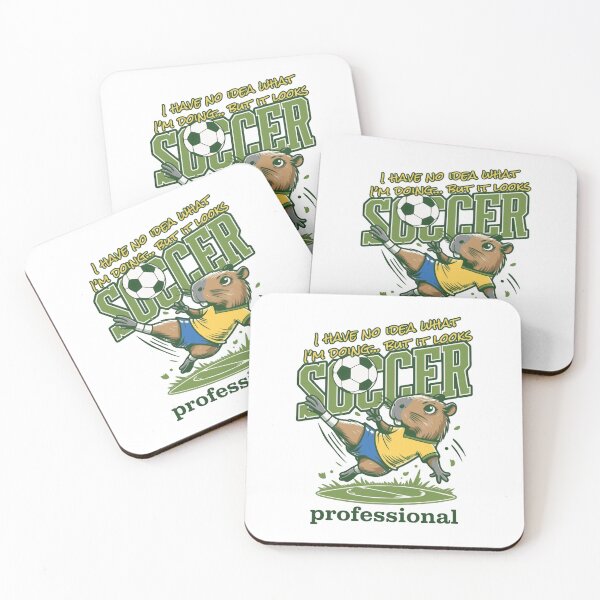 Item preview, I Have No Idea What I'm Doing... But It Looks Soccer Professional Capybara Funny Fan Gift designed and sold by RetroMini2026.