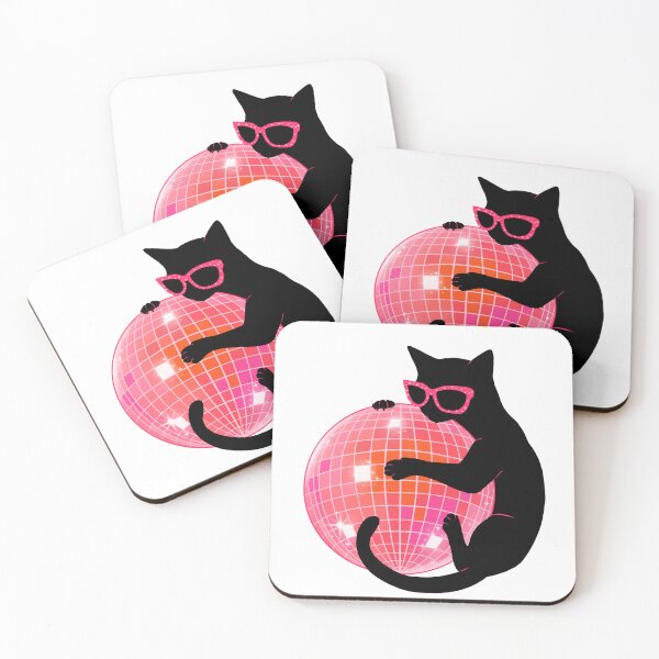 Item preview, Disco Cat designed and sold by WillowDrawsUS.