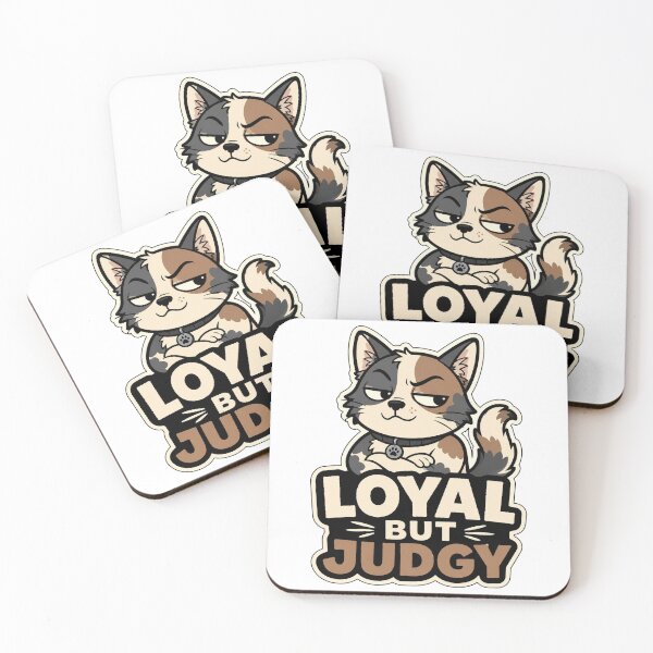 Item preview, Loyal But Judgy Dog Cat Funny Shirt designed and sold by oddpawstudio.