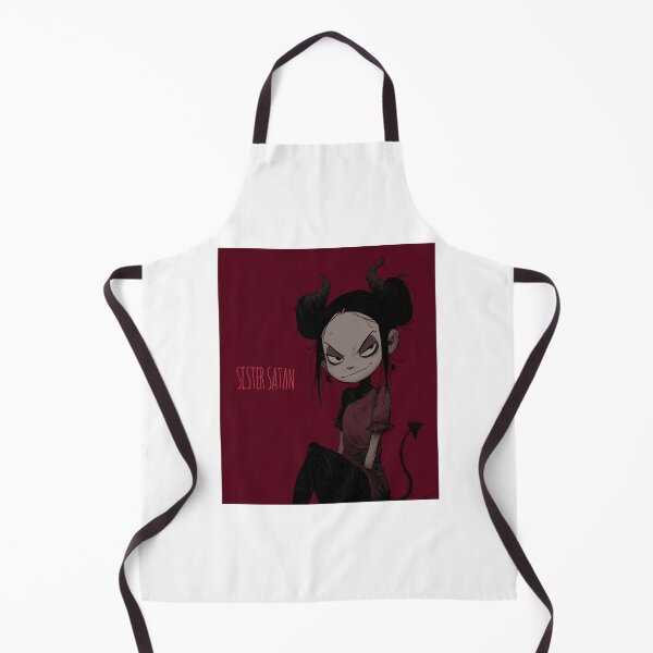 Item preview, Sister Satan Cute Necromancer Devil Woman Gothic Occult Art designed and sold by Ignorant-Artist.