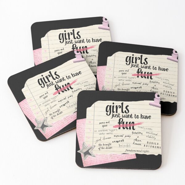 Item preview, Girls Just Wanna Have Fundamental Rights designed and sold by Everything's Fyne.