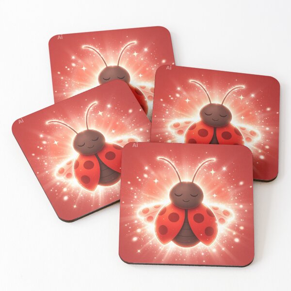 Item preview, Cute Ladybug – Lucky Red Glow  designed and sold by Authentic Kaleidoscope.
