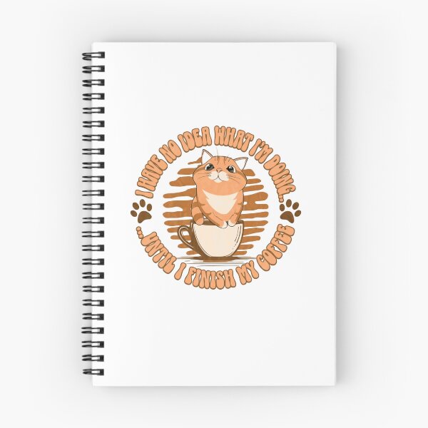 Item preview, I Have No Idea What I'm Doing Until I Finish My Coffee Cat Coffee Lover designed and sold by RetroMini2026.