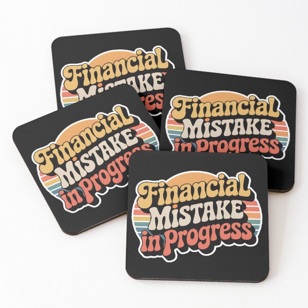 Item preview, Financial Mistake In Progress Vintage Sunset Design designed and sold by PROPera-design.