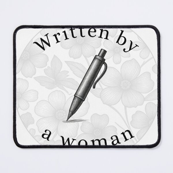 Item preview, Written By a Woman designed and sold by Bookish Blossom.