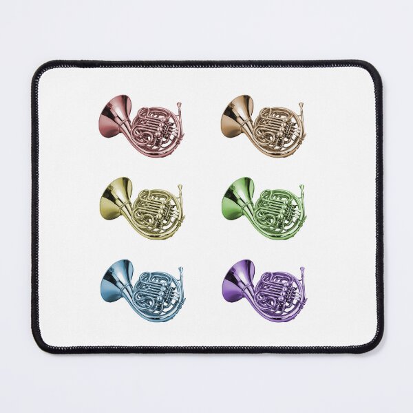 Item preview, Rainbow French Horn Row Design designed and sold by ValeriesGallery.