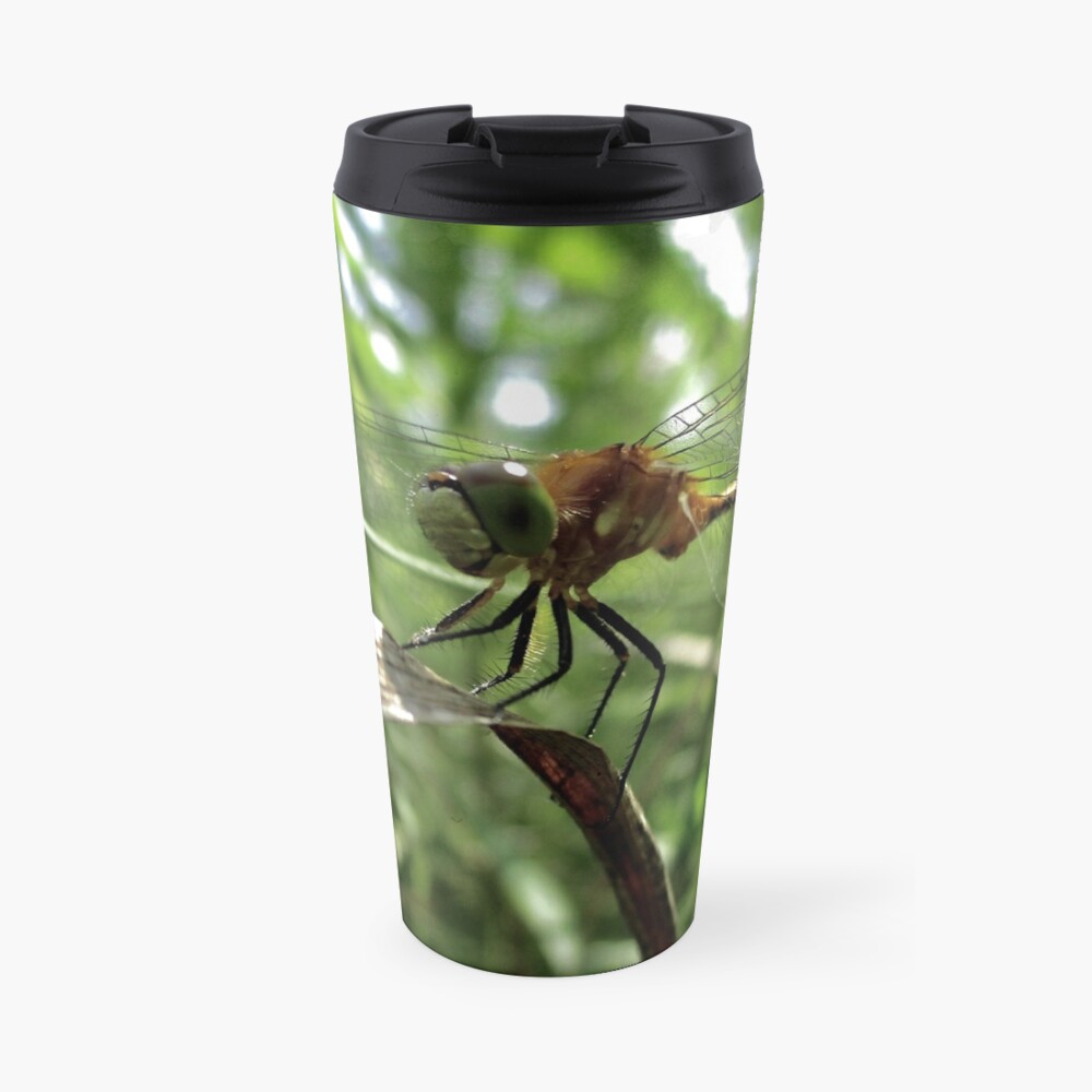 The magic smile of the dragonfly Travel Coffee Mug
