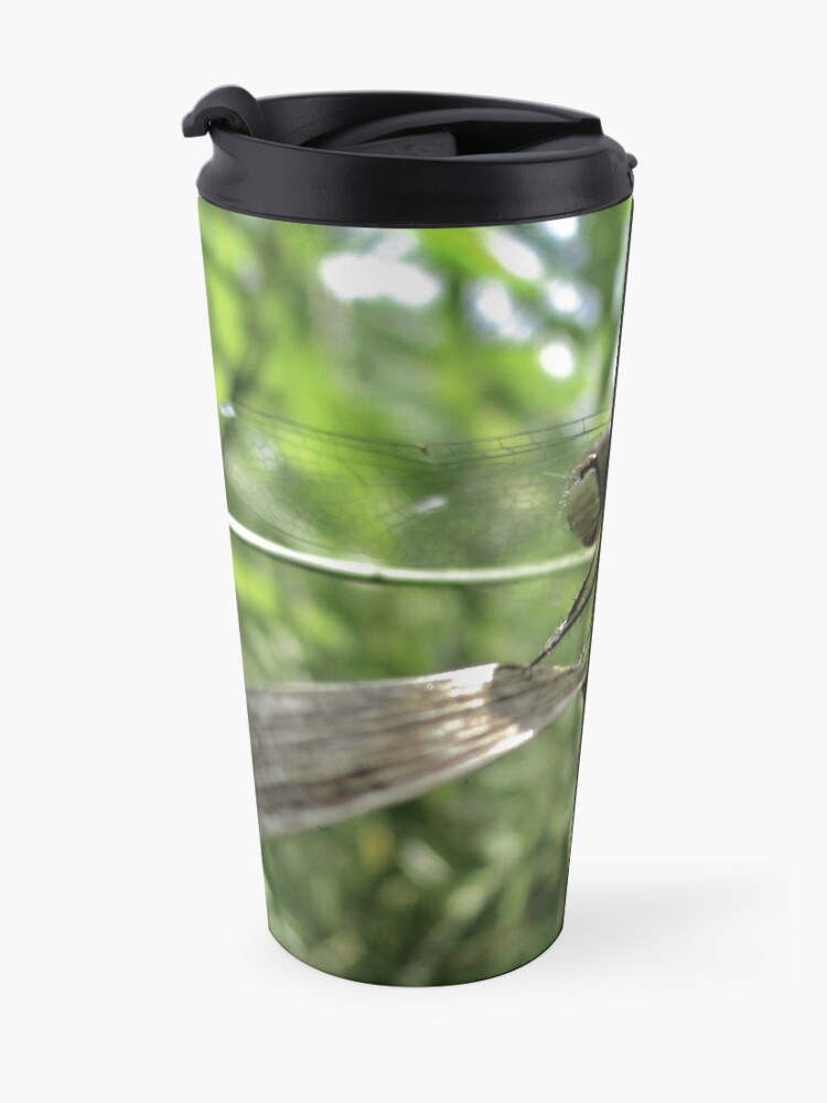 Alternate view of The magic smile of the dragonfly Travel Mug
