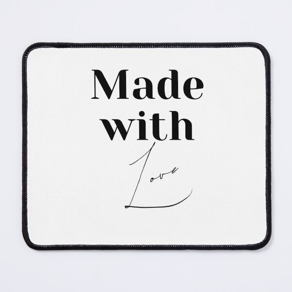 Item preview, Made With Love Typography Design | Minimalist Aesthetic Quote Art designed and sold by MimiSabu.