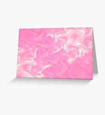 Pink marble Greeting Card