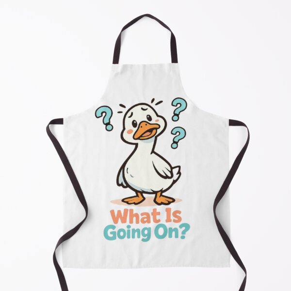 Item preview, Confused Duck – Funny Cartoon Meme Art designed and sold by Dogandesighn.