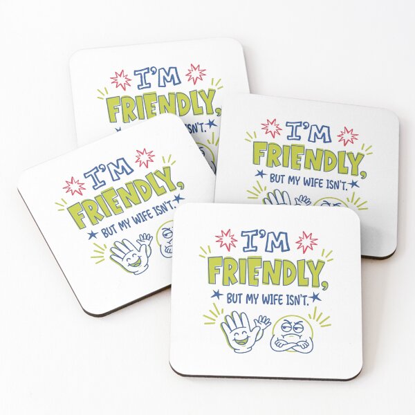 Item preview, I'm Friendly, But My Wife Isn't Married Man Relationship Humor designed and sold by RetroMini2026.